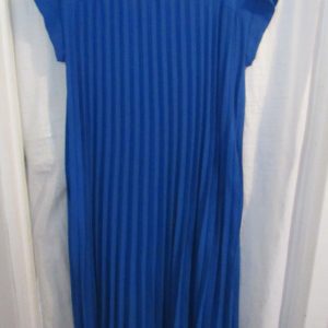 New Ladies Royal Blue Pleated Maxi Dress One Size fits sizes 14 16 18 20