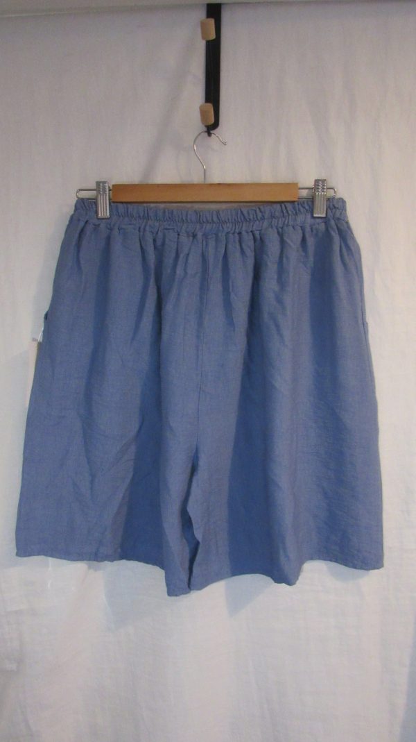 New Ladies Denim Blue Pocket Shorts One size fits sizes 16 18 20 22 - Image 5