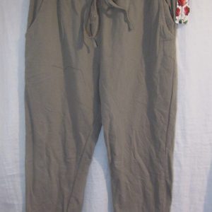 New Ladies Plain Joggers Mocha One Size fits sizes 10 12 14 16 Size 1