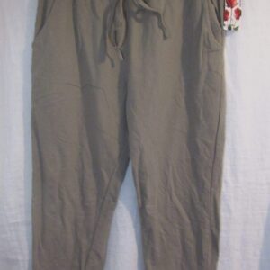 New Ladies Plain Joggers Mocha One Size fits sizes 10 12 14 16 Size 1