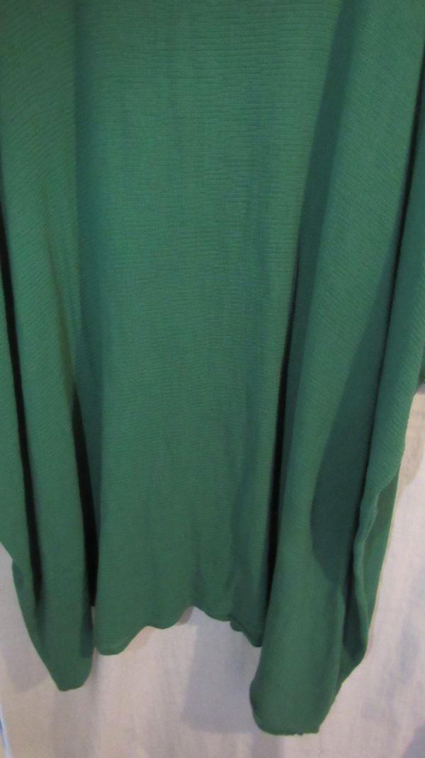 New Ladies Green Oversized Tunic Top One Size 20 22 24 26 NON RETURNABLE - Image 4