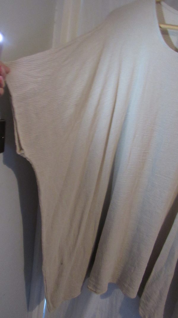 New Ladies Beige Oversized Tunic Top One Size 20 22 24 26 NON RETURNABLE - Image 4