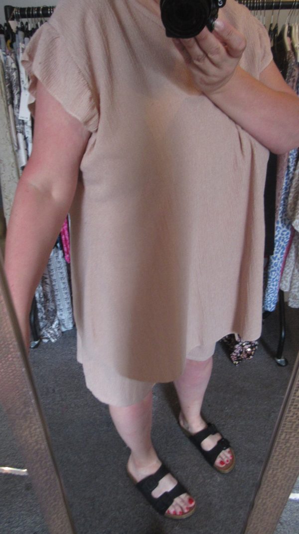 New Ladies Beige Ladies Shorts Set One Size fits sizes 18 20 22 - Image 7