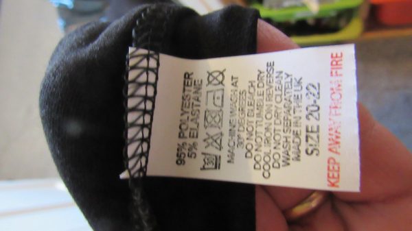 New Black Ladies Harem Pants Sized Size 20-22 - Image 7