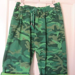 Made in Italy Green Camo Shorts Women’s One size fits sizes 18 20 22