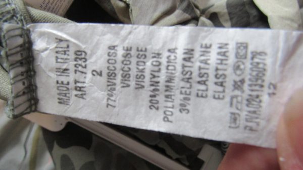Made in Italy Khaki Camo Shorts Women’s One size fits sizes 18 20 22 - Image 6