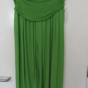 Made in Italy Green Plain Women's Harem Pants Size 16