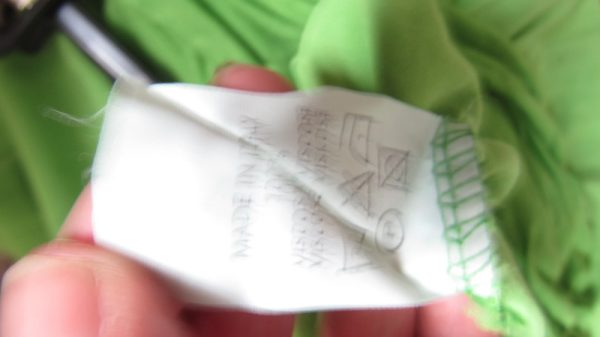 Made in Italy Green Plain Women's Harem Pants Size 16 - Image 4