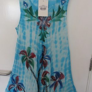 Holiday Cover Up Beach Sun Dress Turquoise  Size 10-18