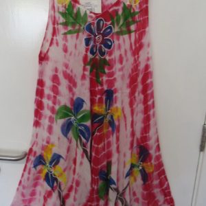 Holiday Cover Up Beach Sun Dress Red Size 10-18
