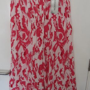 Pink Pleated Wide Leg Trousers Size XL/XXL 16-18