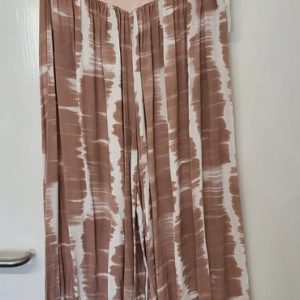 New Ladies Pink Tie Dye Harem Pants One Size fits sizes 16 18 20