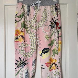 Pink Floral Joggers One size fits sizes 10 12 14 Size 1