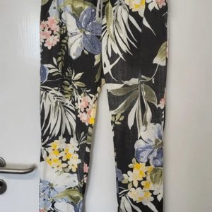 SALE SALE SALE New Ladies Black Leaf Joggers One Size fits sizes 10 12 14 Size 1 NON RETURNABLE