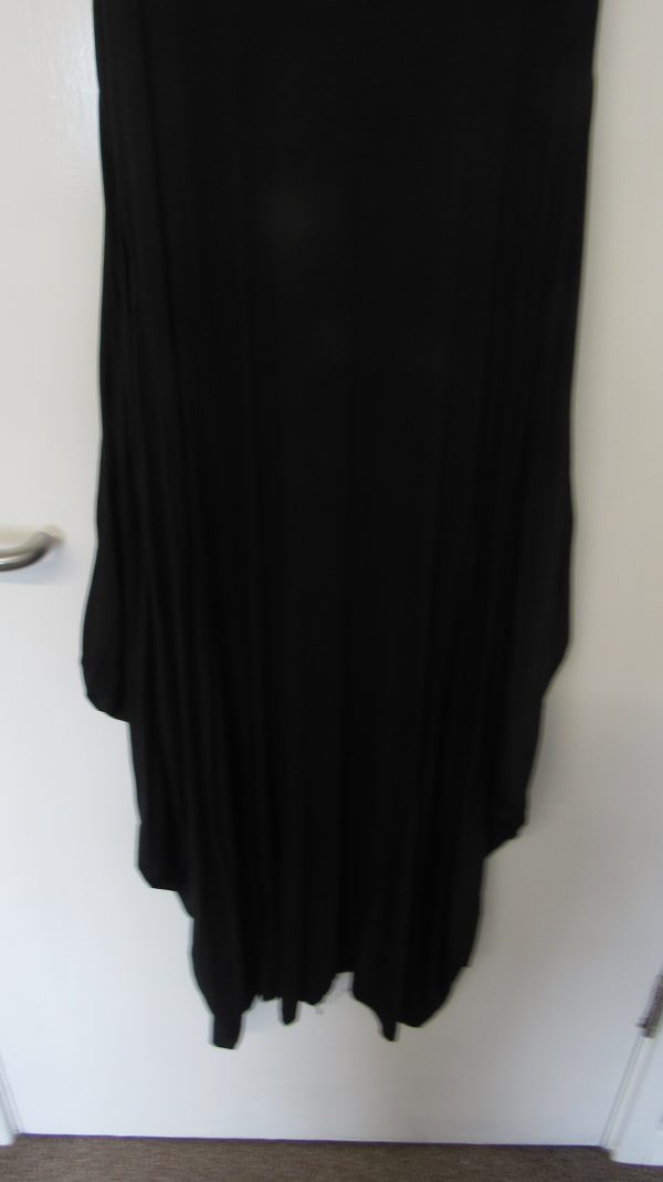 New Ladies Plain Sleeveless Jersey Dress One Size fits sizes 14 16 18 20 - Image 4