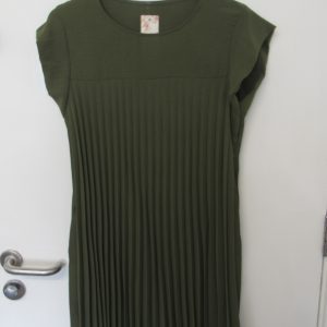New Ladies Khaki Pleated Dress or Tunic One Size fits sizes 14 16 18 20