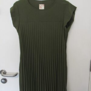 New Ladies Khaki Pleated Dress or Tunic One Size fits sizes 14 16 18 20