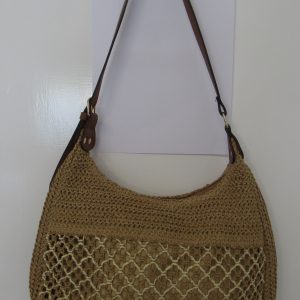 New Ladies Tan Beach Bag
