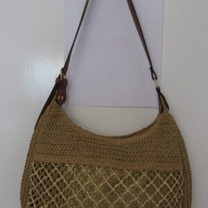 New Ladies Tan Beach Bag