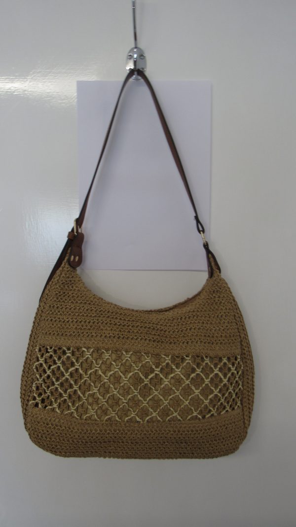 New Ladies Tan Beach Bag - Image 3