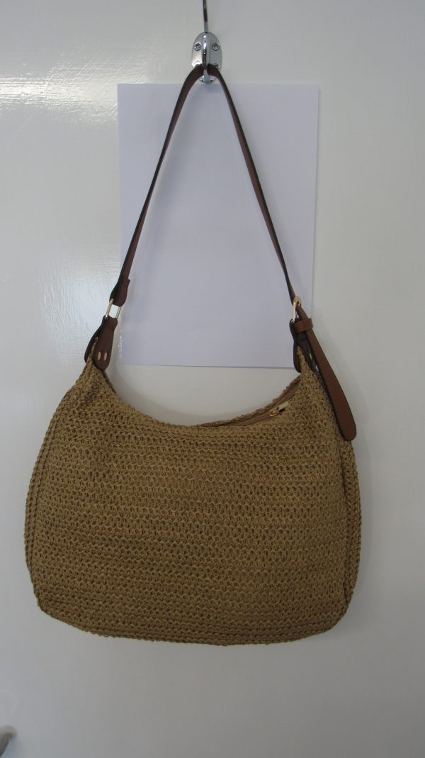 New Ladies Tan Beach Bag - Image 4