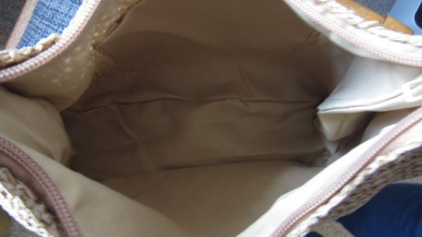 New Ladies Tan Beach Bag - Image 5