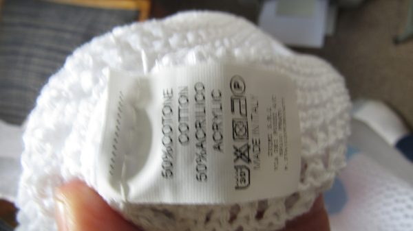 New Ladies White Floral Crochet V Neck Summer Top Size 16 - Image 7