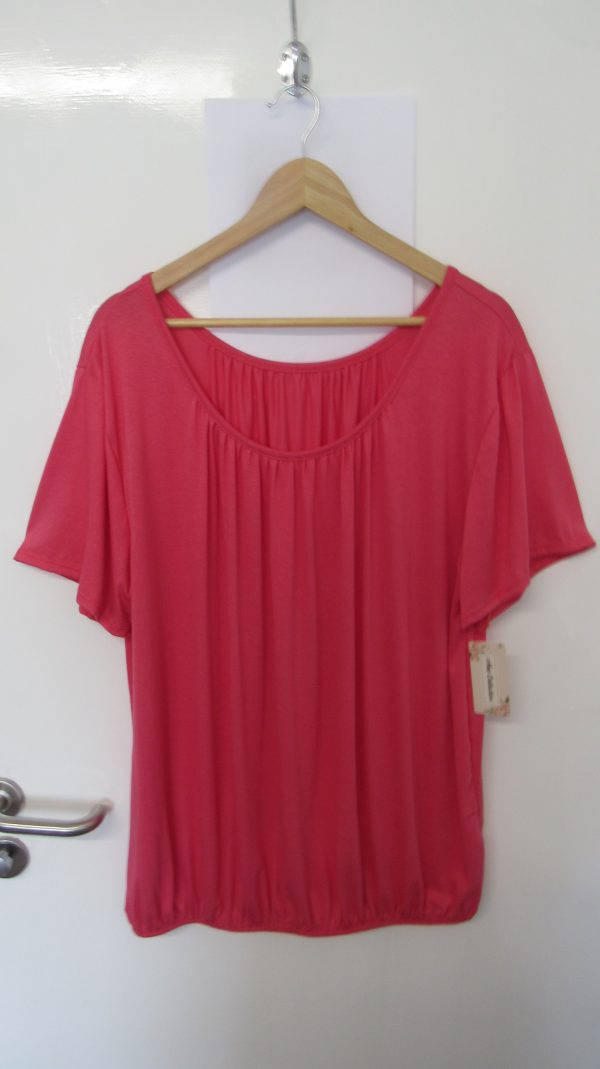 New Ladies Coral Elasticated Bottom Top One size fits sizes 16 18 20 22 Plus Size - Image 2