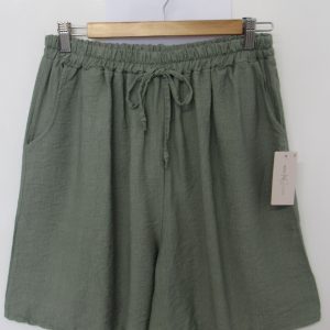 New Ladies Khaki Pocket Shorts One size fits sizes 16 18 20 22