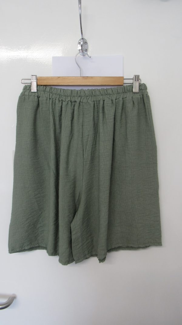 New Ladies Khaki Pocket Shorts One size fits sizes 16 18 20 22 - Image 6