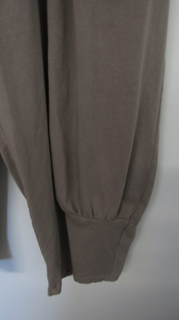 NEW Ladies Womens Mocha Jersey 3/4 Length cuff bottom Trousers One size fits sizes 16 18 20 22 - Image 3