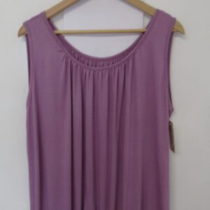 New Ladies Lilac Sleeveless Sun Top One size fits sizes 10 12 14 16