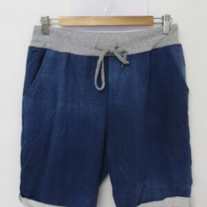 NEW Ladies Dark Denim Blue Jogger Shorts Plus Size One Size Fits sizes 16 18 20  Size 2