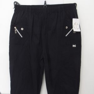 Cherry Berry Navy Blue 3/4 length stretchy trousers Size T4 UK 14