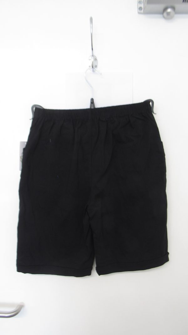 Cherry Berry Black Stretchy Shorts Size T6 UK 18 - Image 4