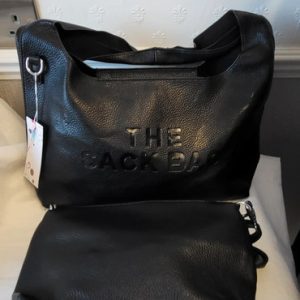 New Ladies Black The Sack Bag 2 in 1