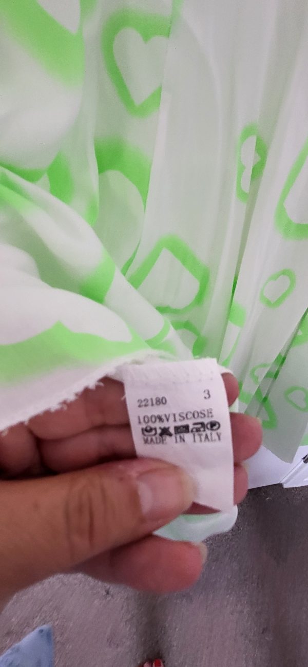 New Ladies Lime Heart Vest Top One Size fits sizes 18 20 22 24 NON RETURNABLE - Image 4
