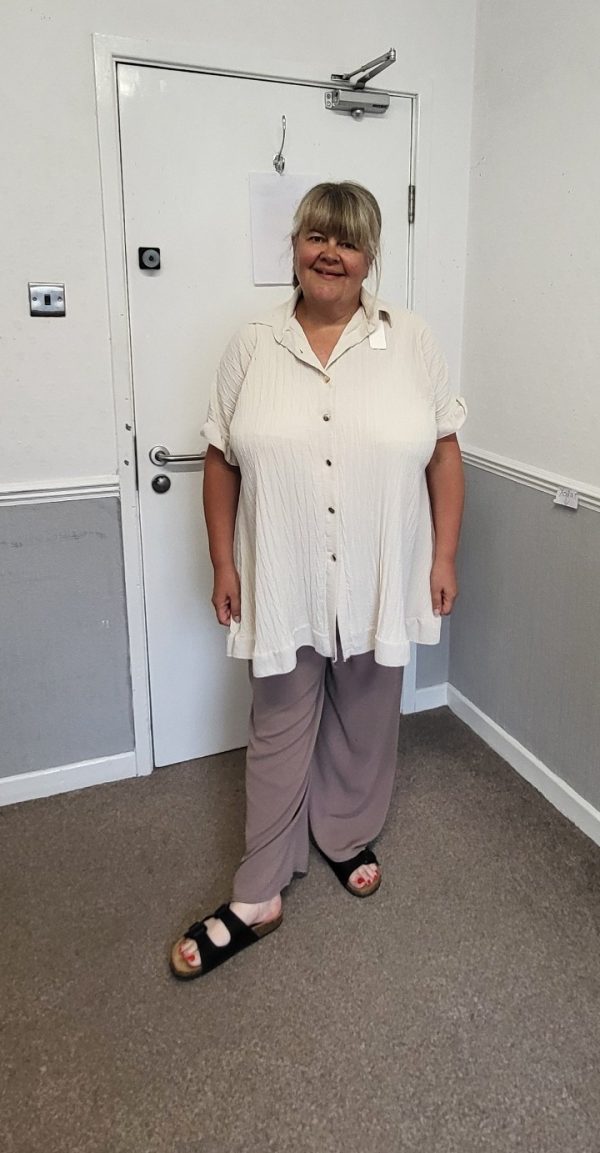 New Ladies Mocha Wide Leg Trousers One Size fits sizes 14 16 18 - Image 7