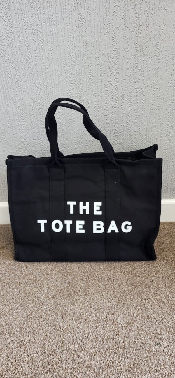 Extra Large Black The Tote Bag