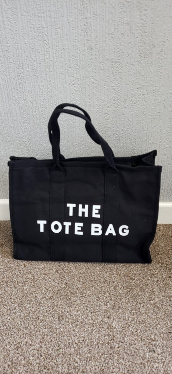 Extra Large Black The Tote Bag - Image 2