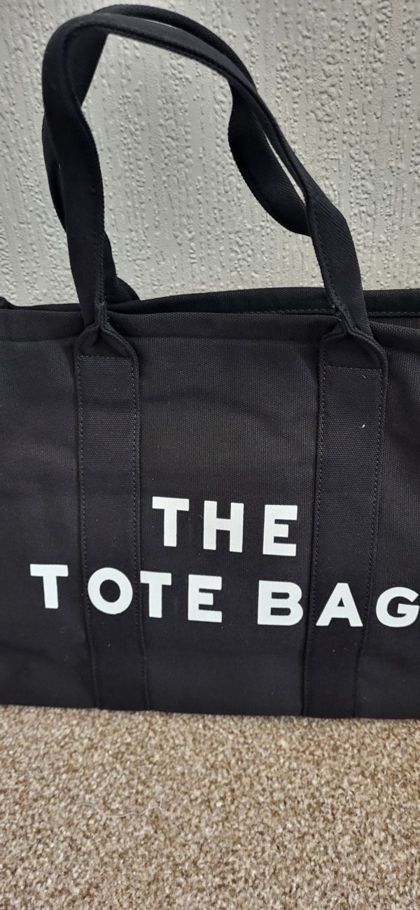 Extra Large Black The Tote Bag - Image 3