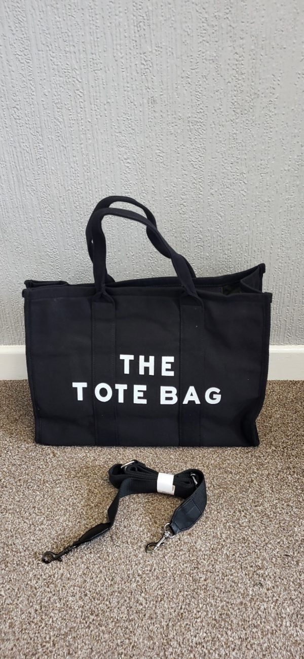 Extra Large Black The Tote Bag - Image 4