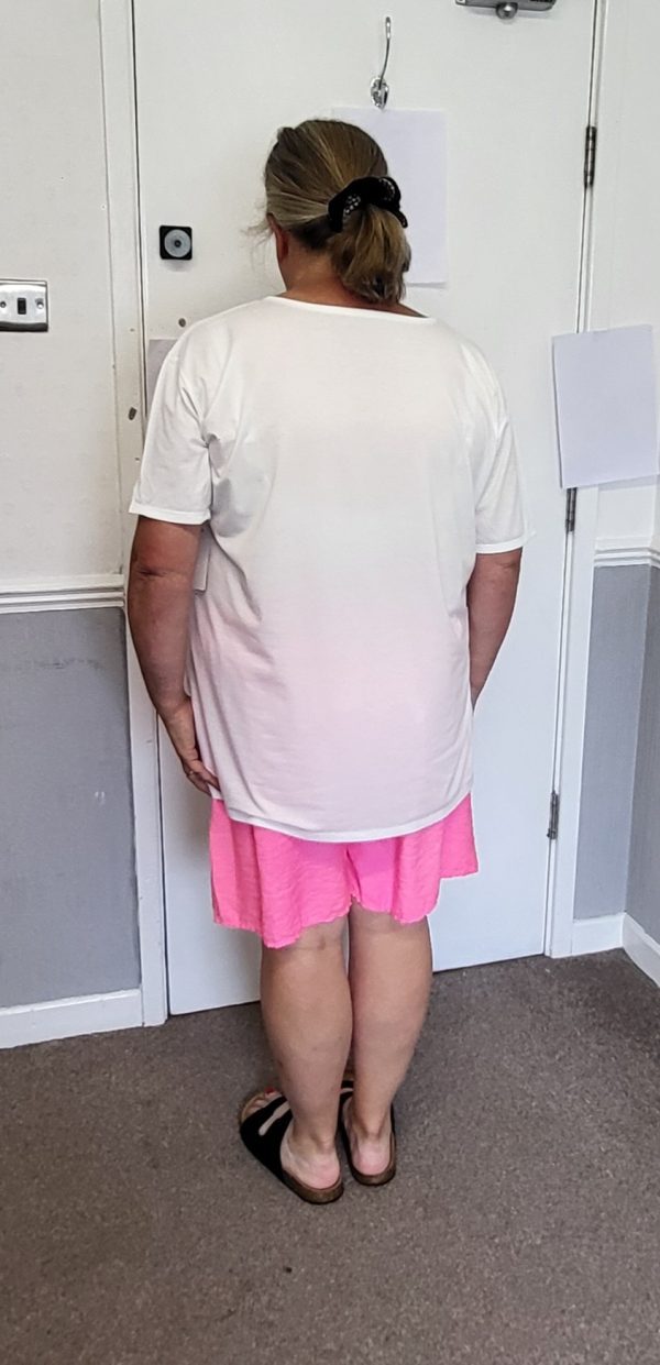 New Ladies Neon Pink Pocket Shorts One size fits sizes 16 18 20 22 Non Returnable - Image 9