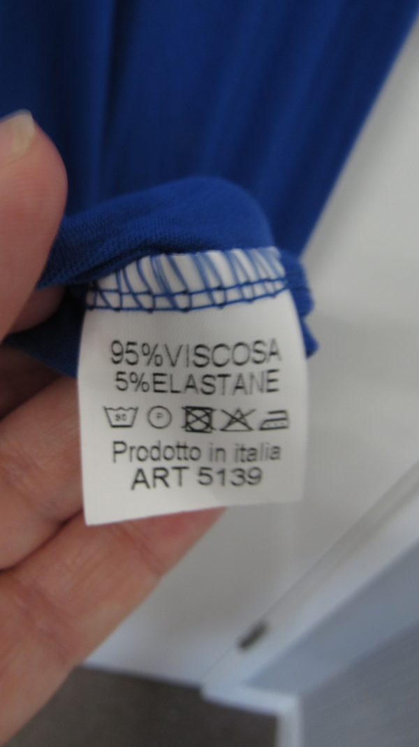 New Ladies Royal Blue Sleeveless Sun Top One size fits sizes 16 18 20 22 Plus Size - Image 5