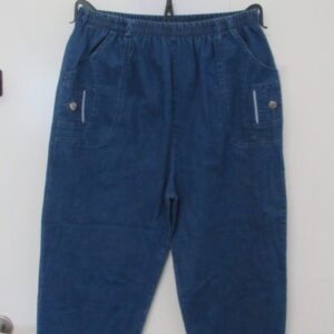 Cherry Berry Denim 3/4 Length Trousers Size T5 UK 16