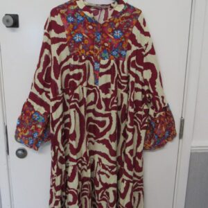 New Ladies Purple Stripe Dress One Size fits sizes 18 20 22
