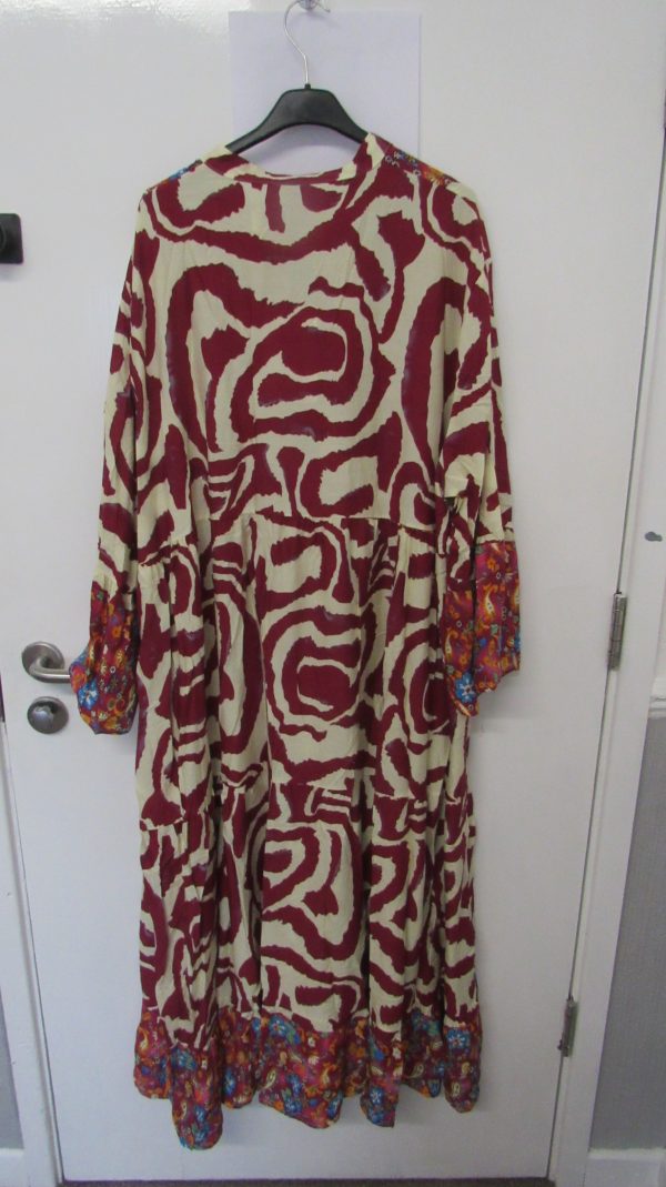 New Ladies Purple Stripe Dress One Size fits sizes 18 20 22 - Image 5