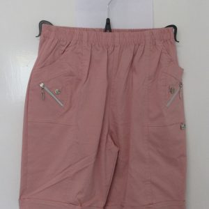 Cherry Berry Pale Pink Stretchy Shorts Size T5 UK 16