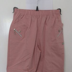 Cherry Berry Pale Pink Stretchy Shorts Size T5 UK 16
