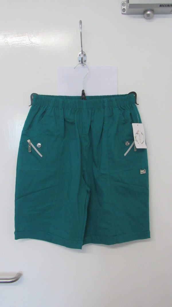 Cherry Berry Teal Stretchy Shorts Size T4 UK 14